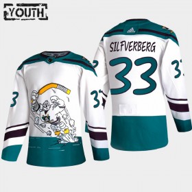 Anaheim Ducks Jakob Silfverberg 33 2020-21 Reverse Retro Authentic Shirt - Kinderen